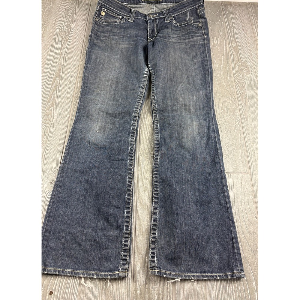 Big Star Hazel Curvy Fit Bootcut Jeans Dark Wash Blue Size 30 x 32